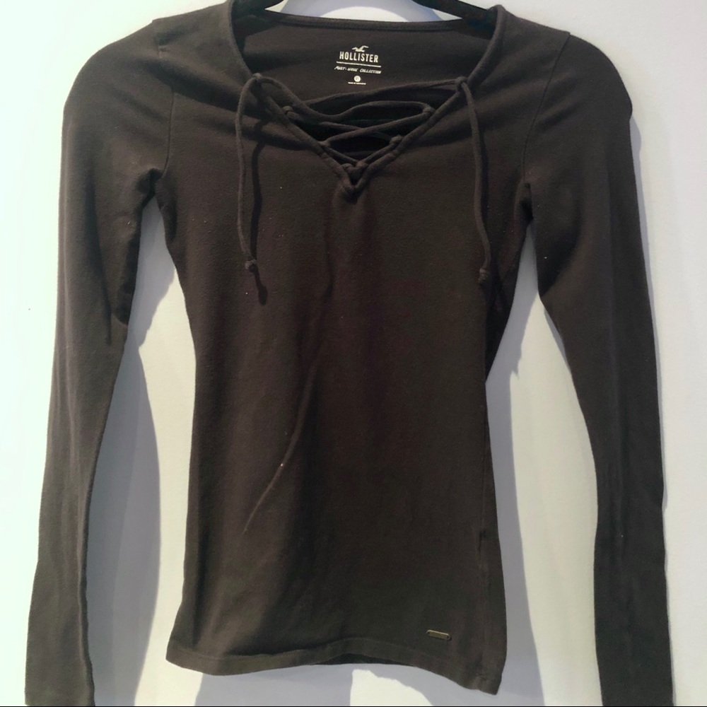 Hollister Black Stretch Top